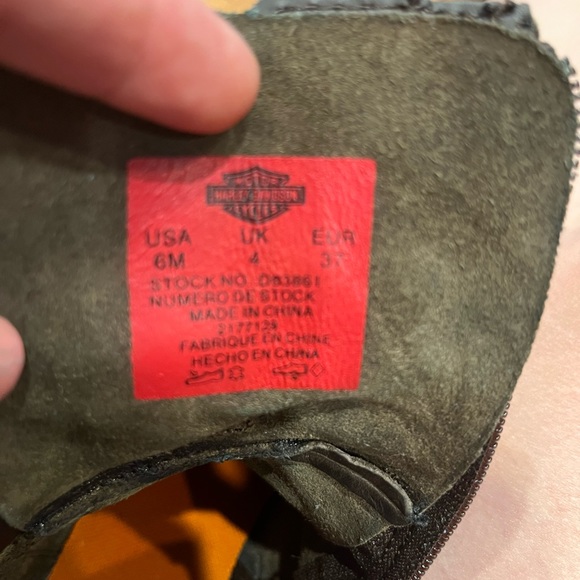 Harley Davidson Motorcycle riding brown riding boots in EUC! - Picture 6 of 16